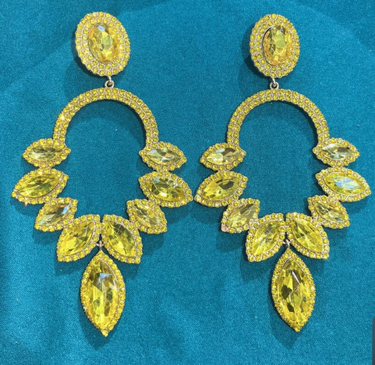 Canary Queen Earrings