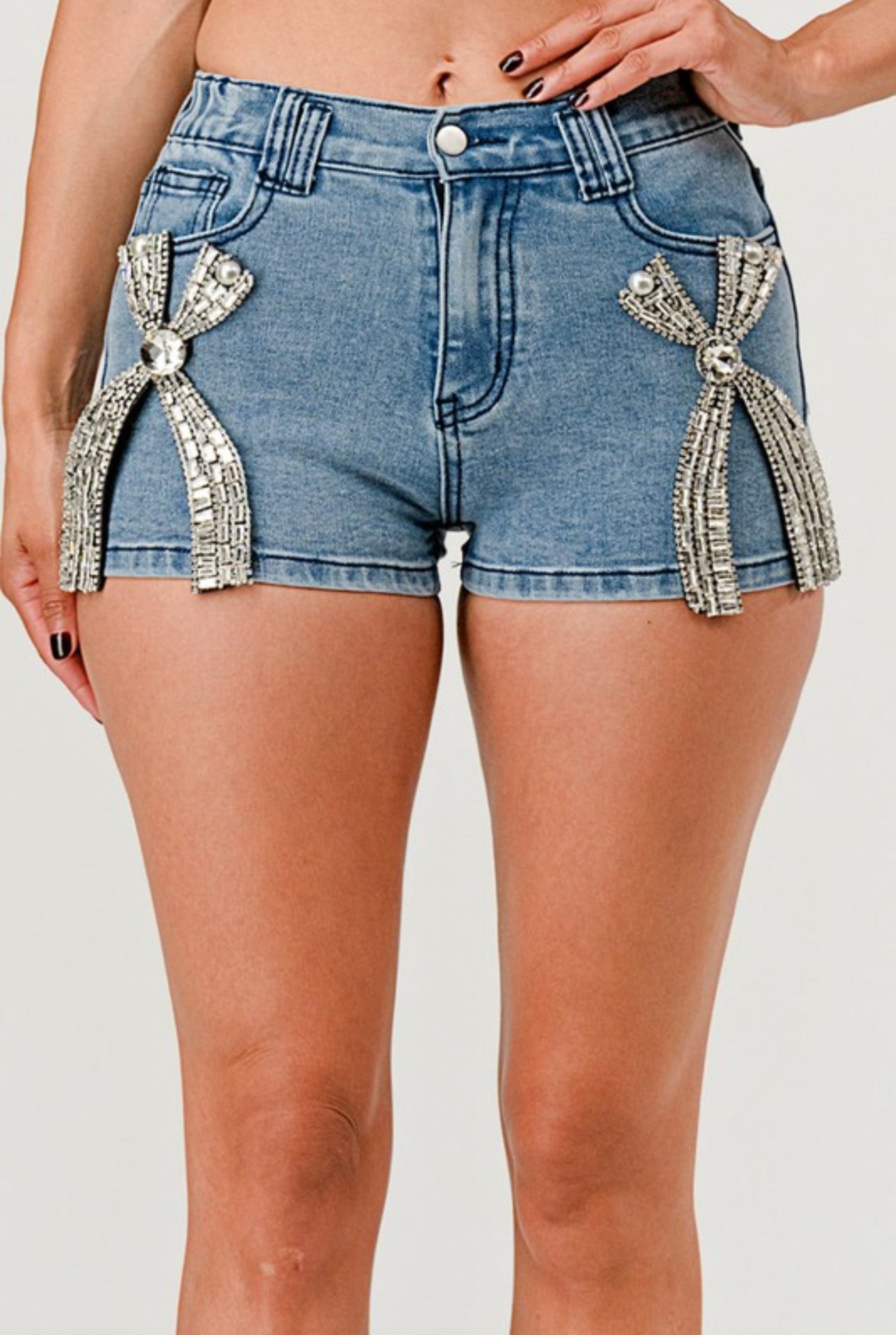 Bow Denim Shirts