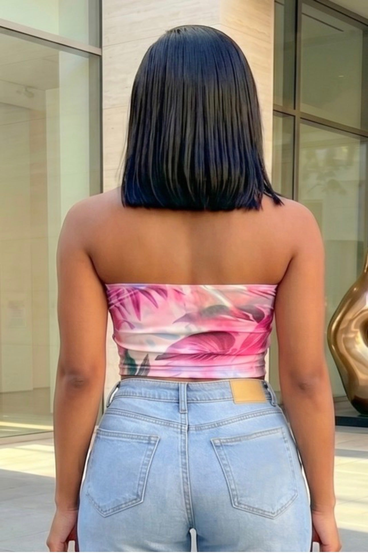 Pink Mirage Halter Top