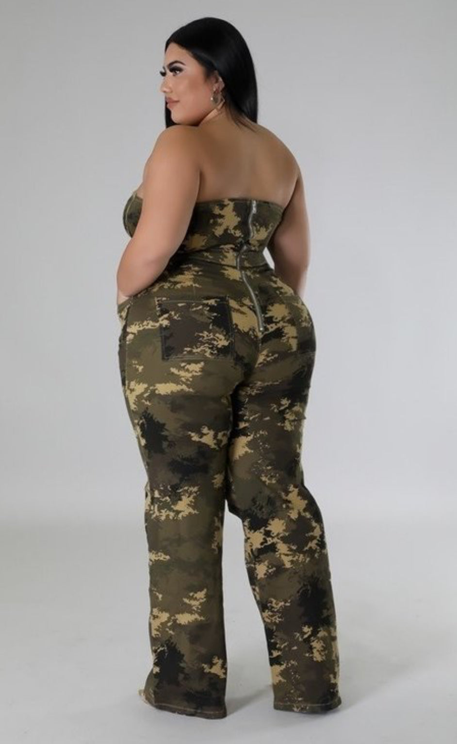 Solider Girl Curvy Jumpsuit