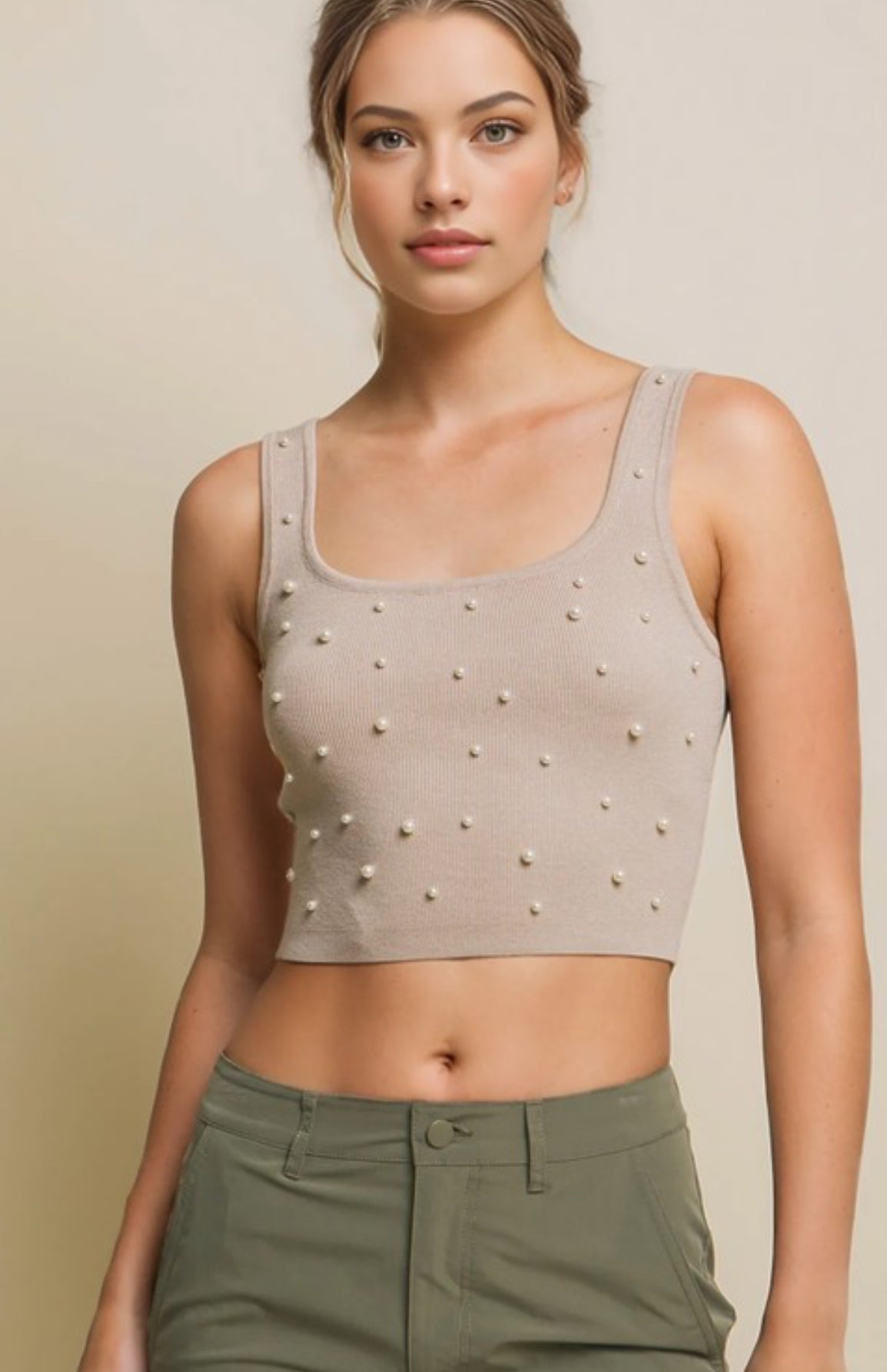 Pearls Girls Crop Top