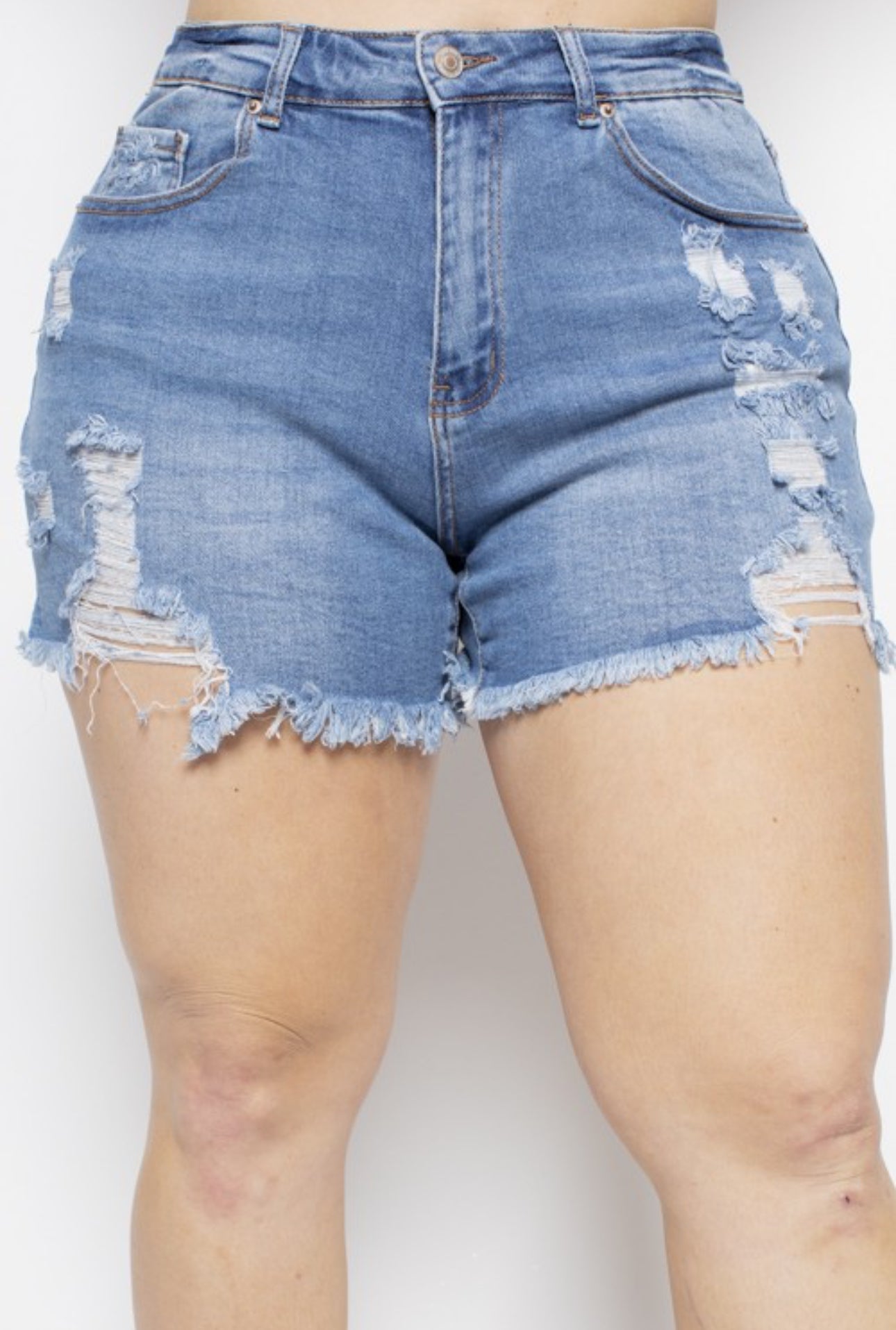 Curvy Denim Shorts