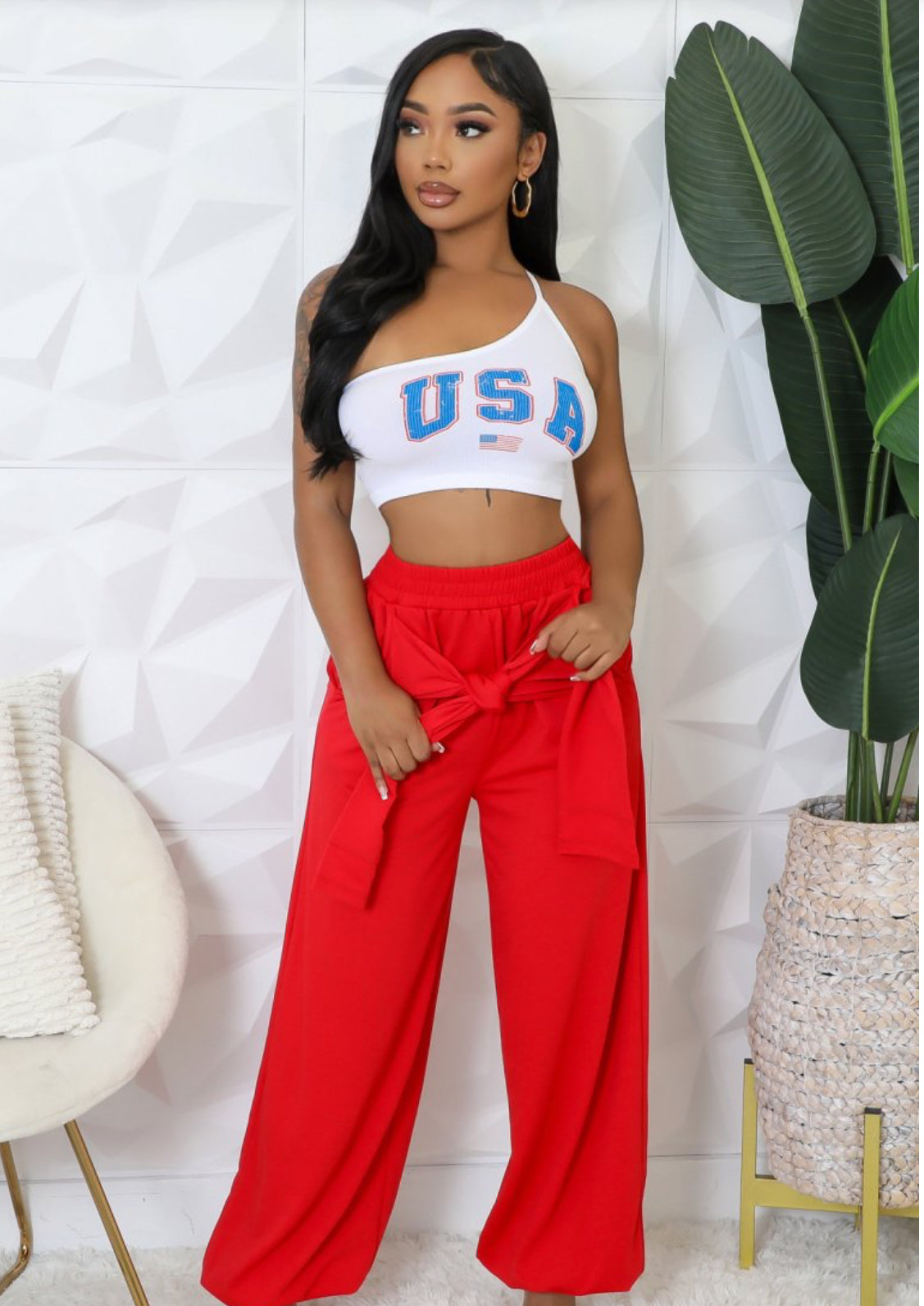 Red Bottom Pants