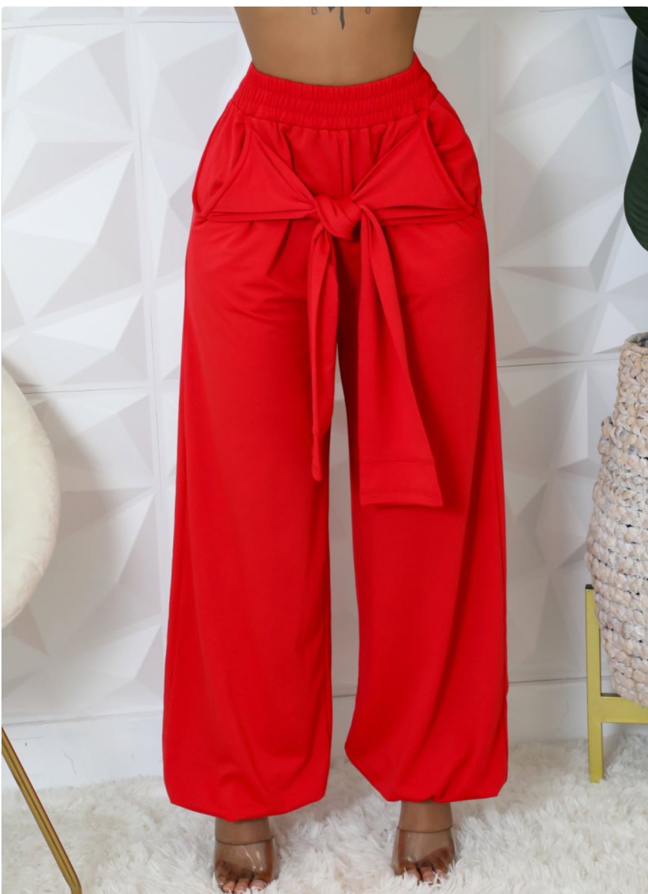 Red Bottom Pants
