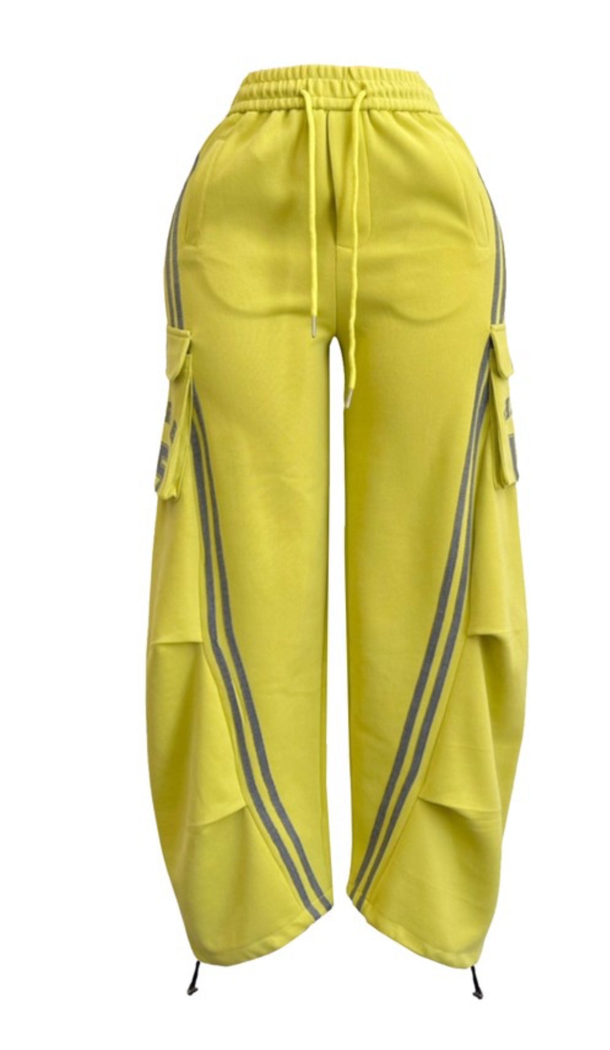 Wide-Leg Cargo Jogger Pants – Sporty Chic Comfort