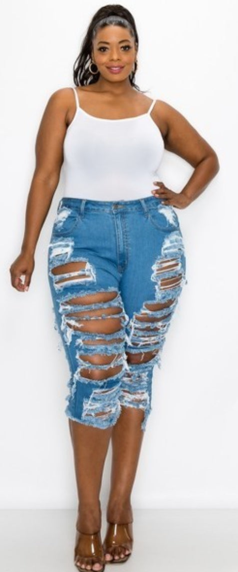Curvy Bermuda Shorts