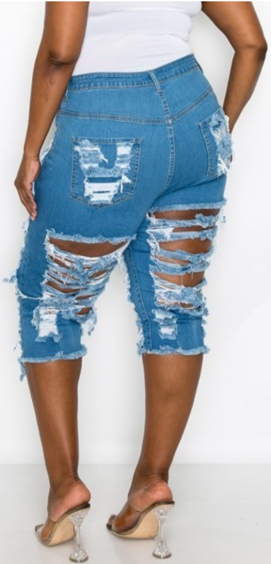 Curvy Bermuda Shorts