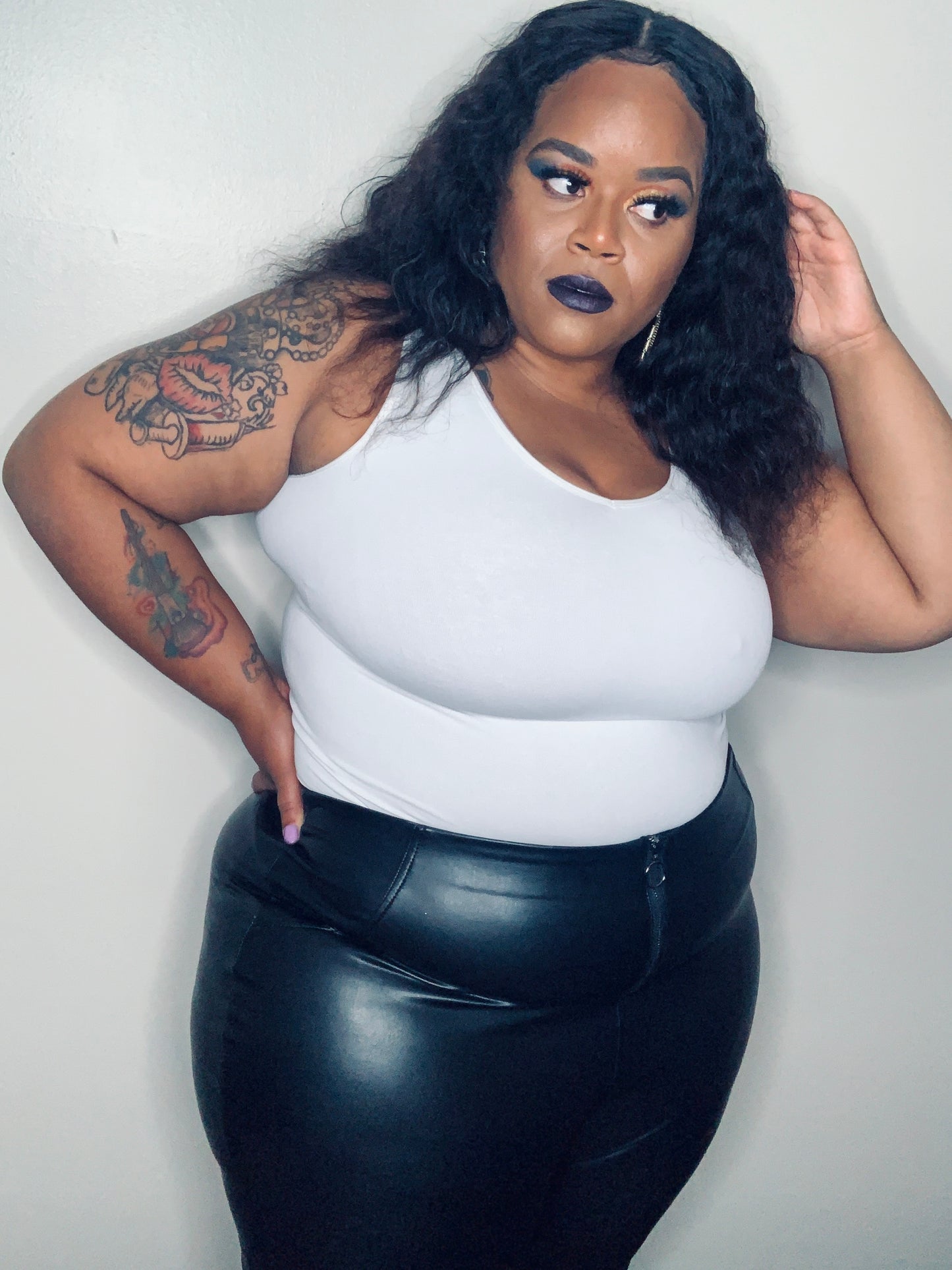 Black Leather Pants Curvy