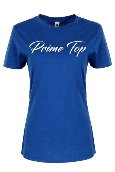 Royal blue Primetop Signature Tee (Women's Fit)
