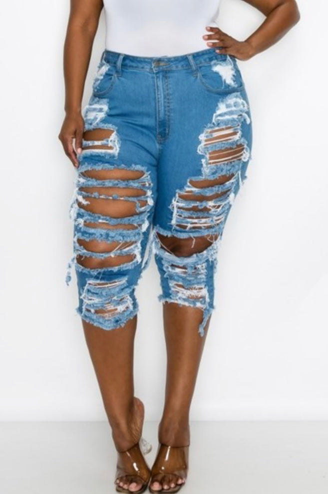Curvy Bermuda Shorts
