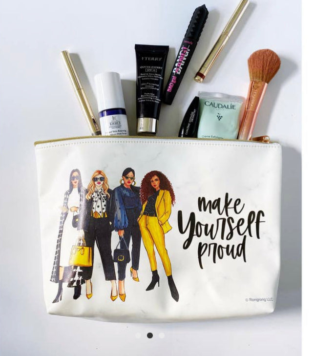 Vegan Leather Make Up Bag