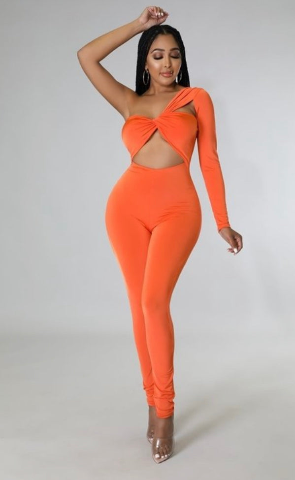Orange Vacate Bodysuit