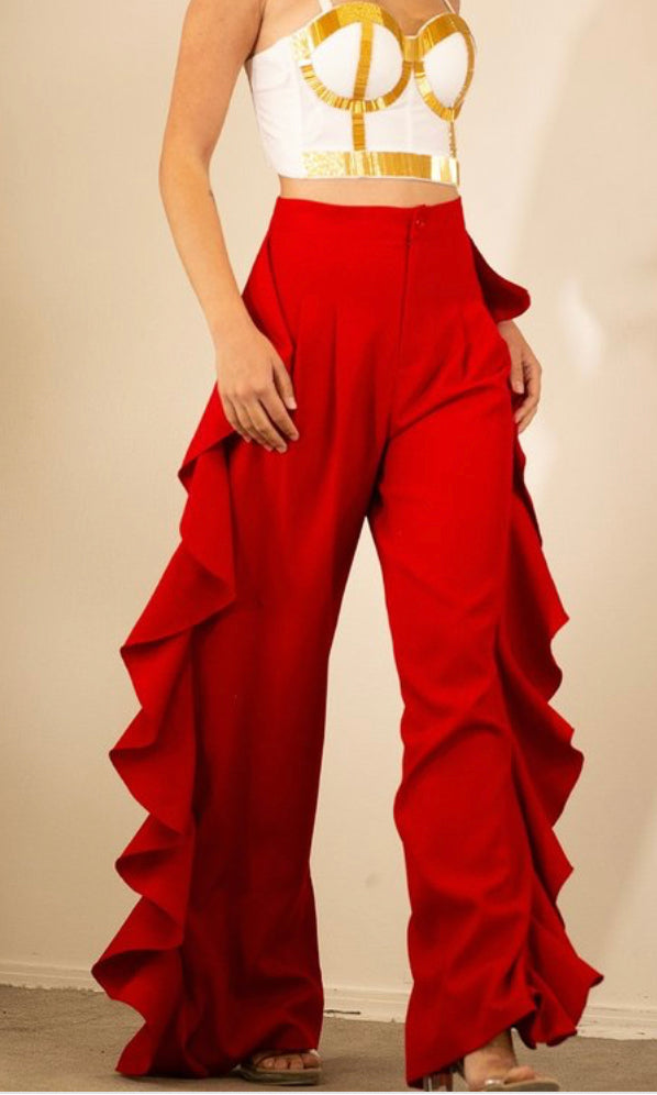 Red Beauty Pants