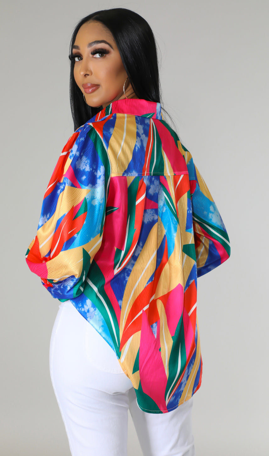 In Living Color Blouse
