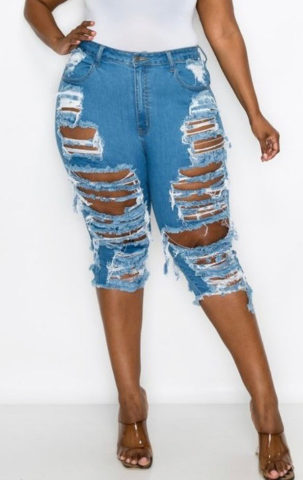 Curvy Bermuda Shorts