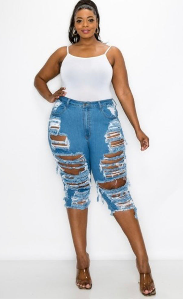 Curvy Bermuda Shorts