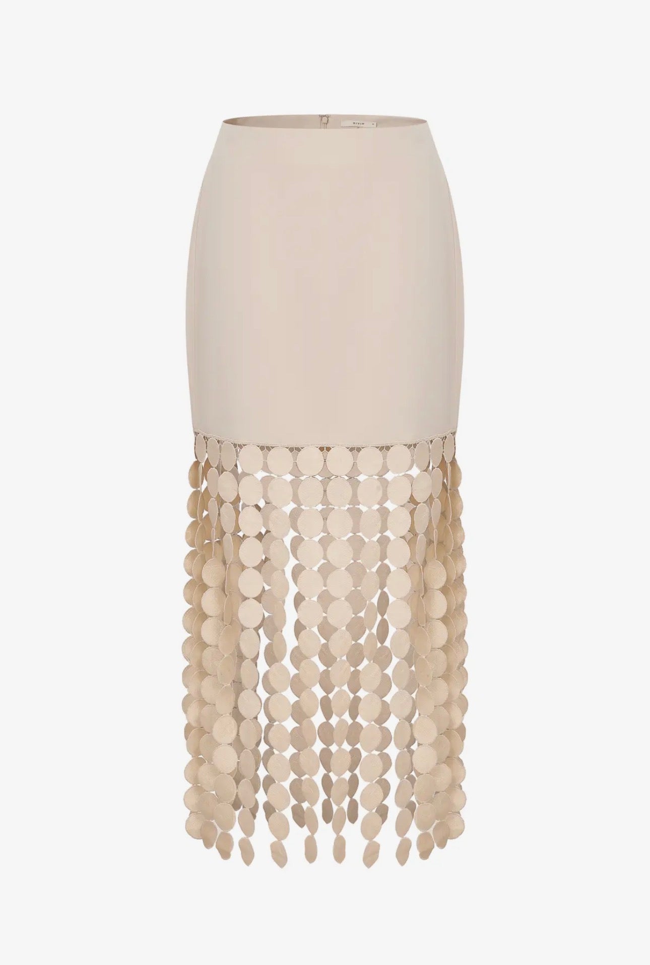 Champagne Glow Maxi Skirt