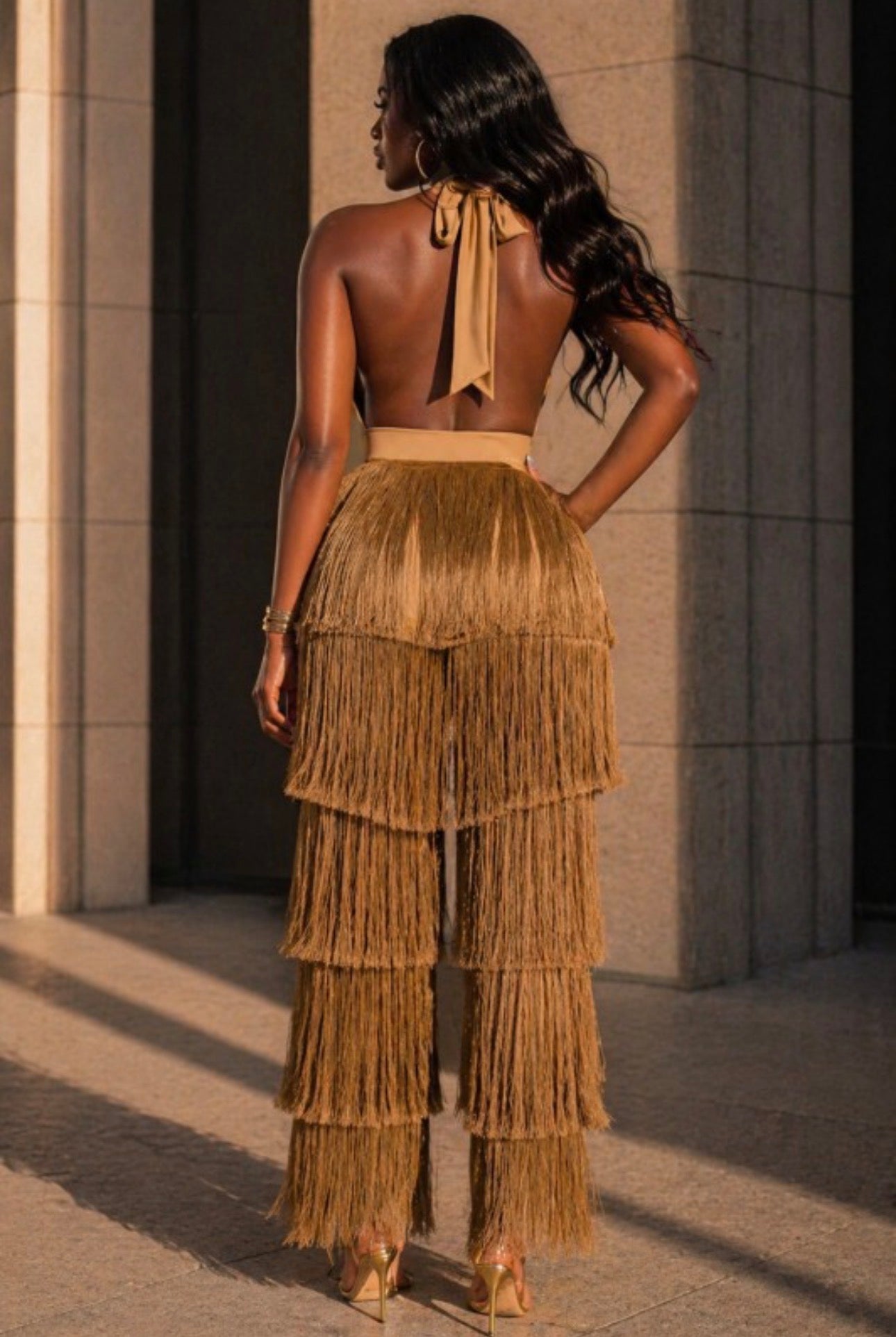 Sahara Fringe Jumpsuit