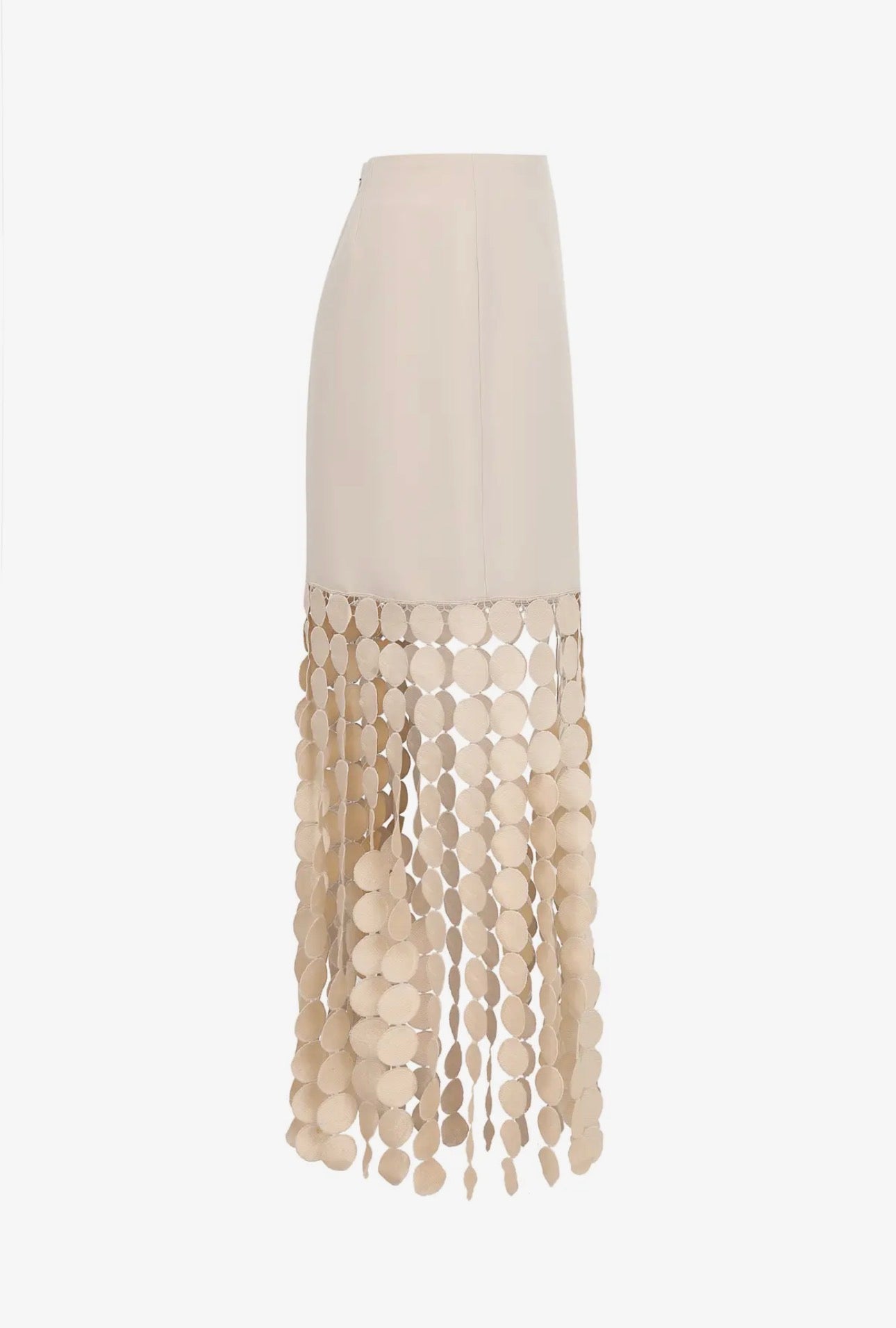 Champagne Glow Maxi Skirt