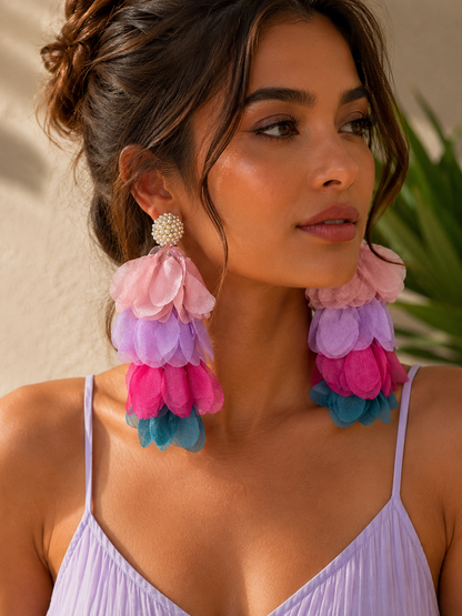 Blush Bloom Luxe Earrings