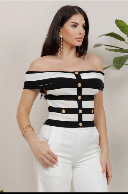 Monaco Nights Knit Top