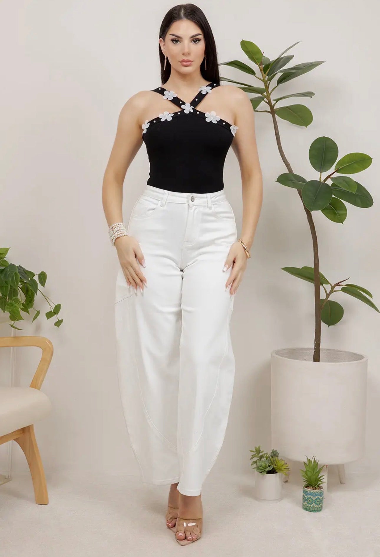 Midnight Blossom Bodysuit