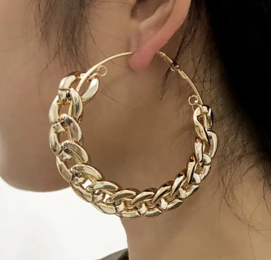 Gold Hoop Earrings