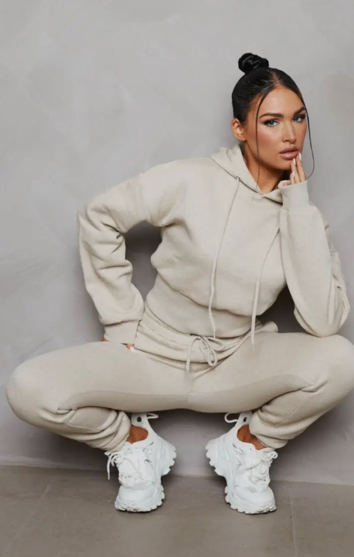 Cuff It Nude Jogger Set