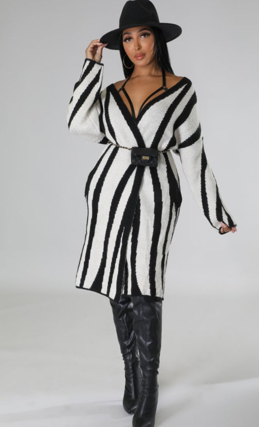 Zebra Me Cardigan