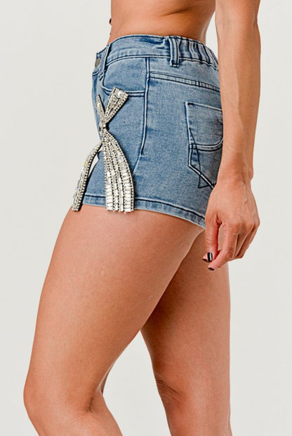 Bow Denim Shirts