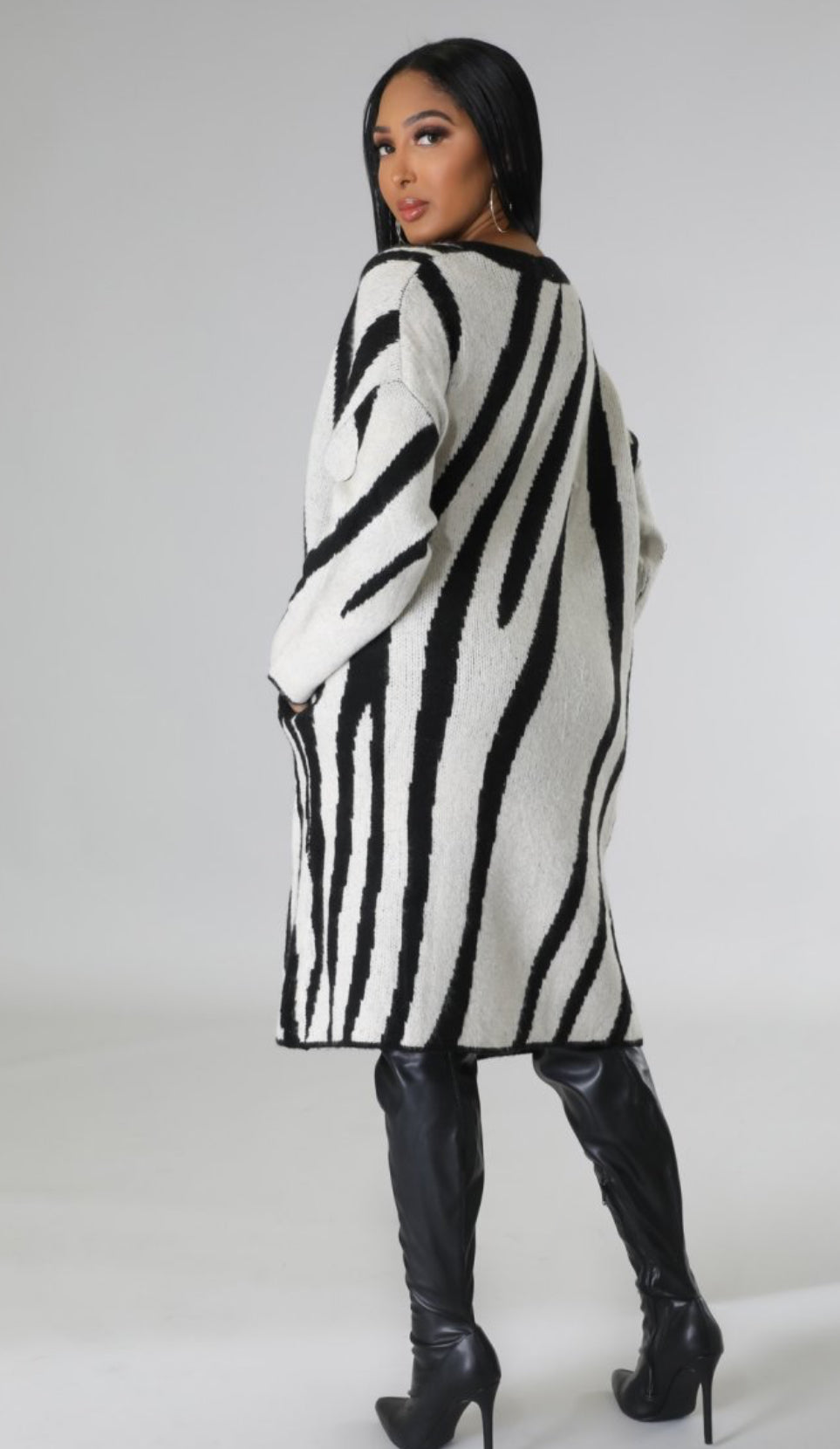 Zebra Me Cardigan