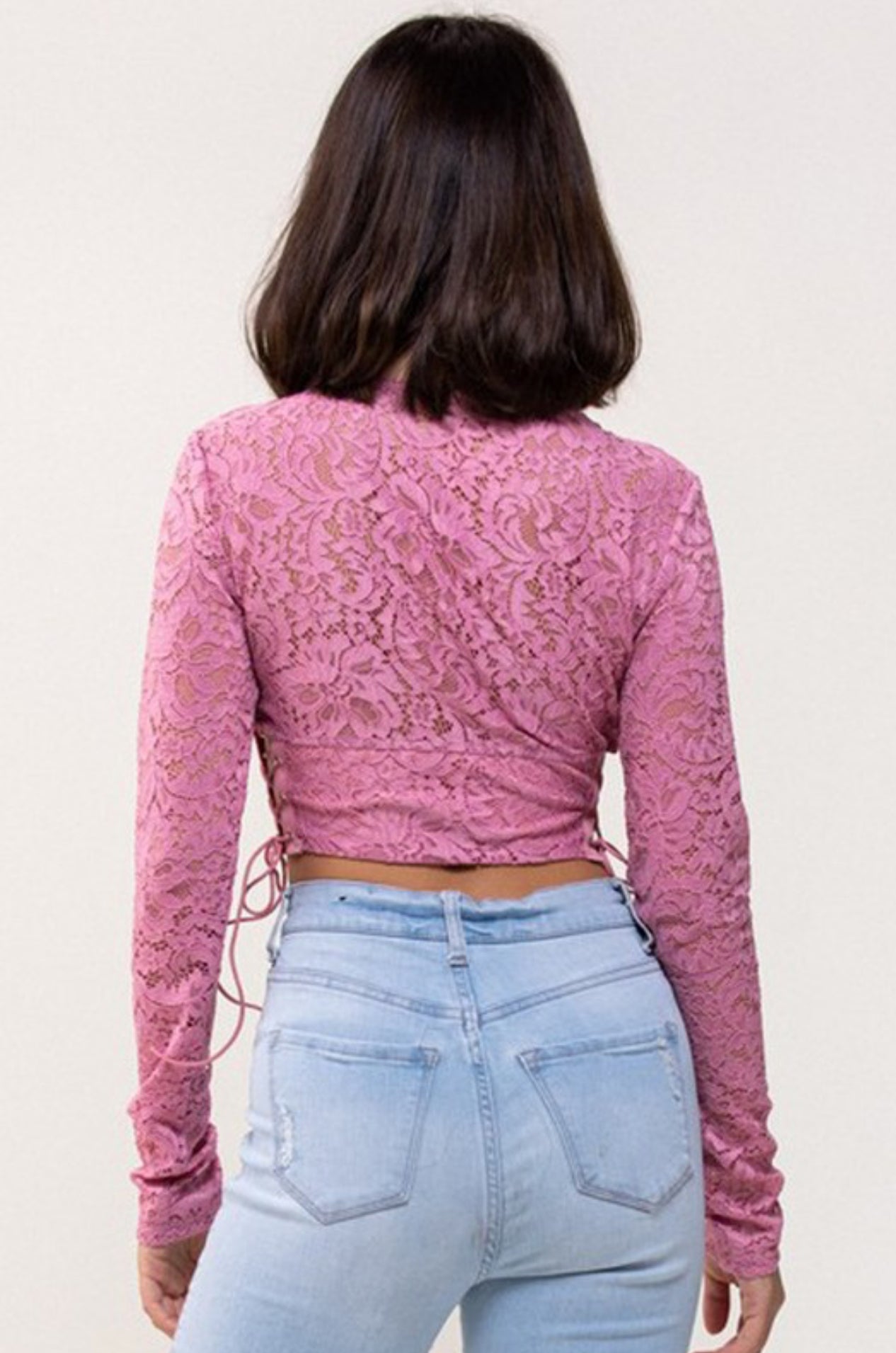 Mauve Lace Blouse