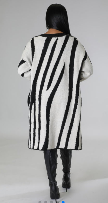 Zebra Me Cardigan