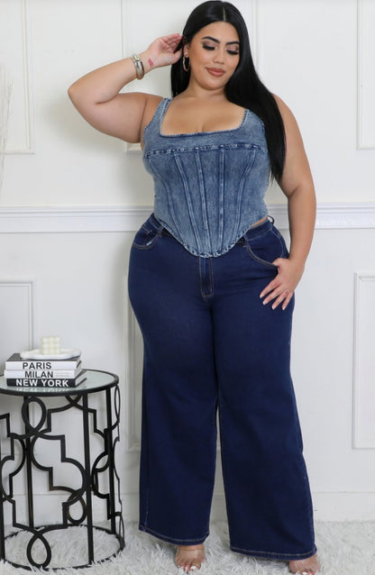 Denim Bustier