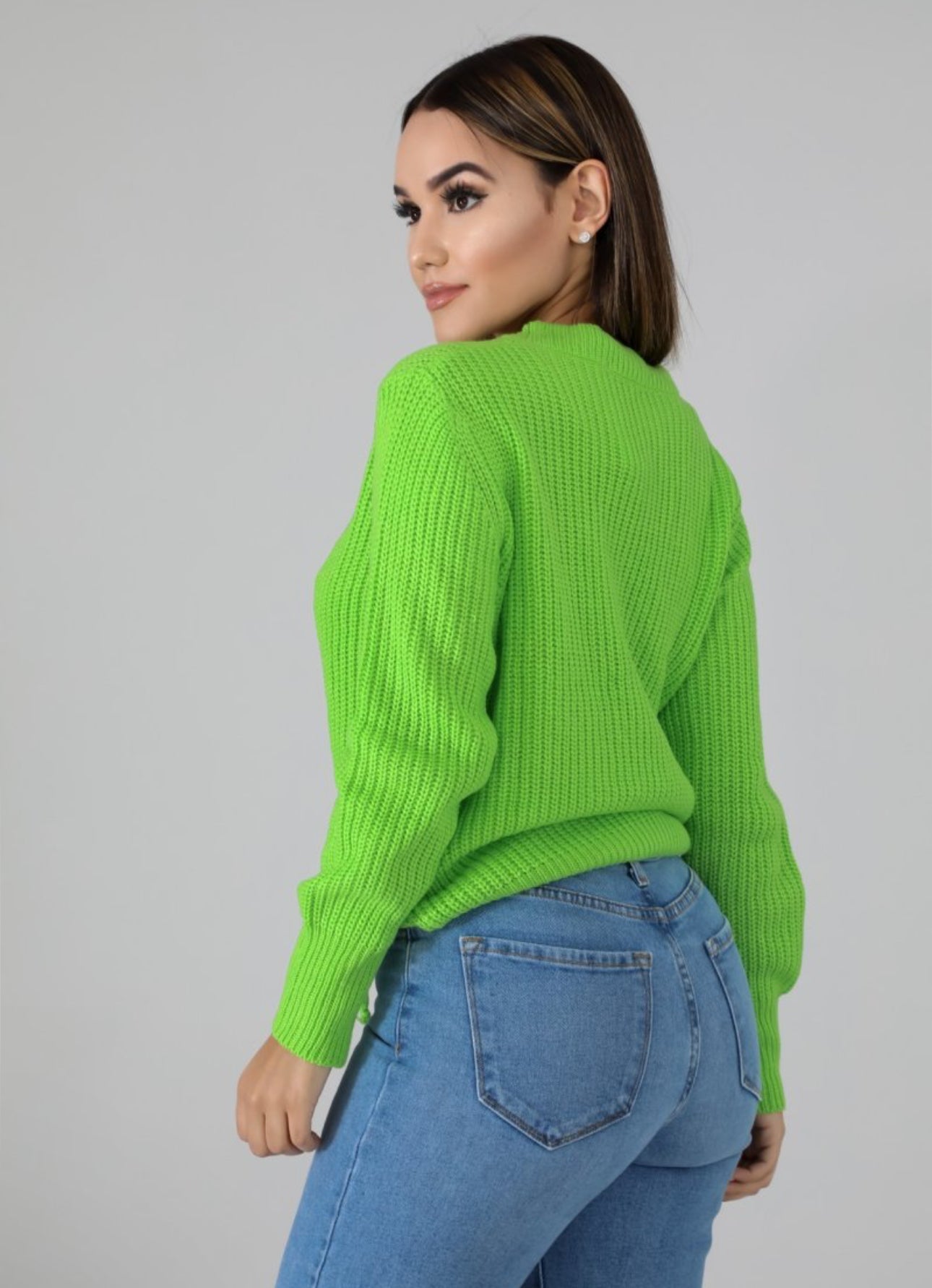 Lime Green Sweater