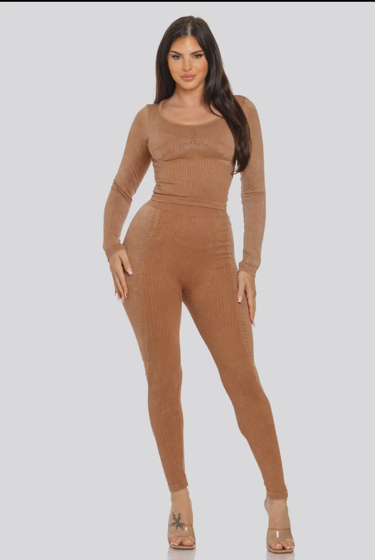 Camel Bae Two Piece Set