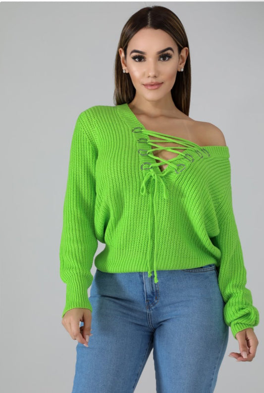 Lime Green Sweater