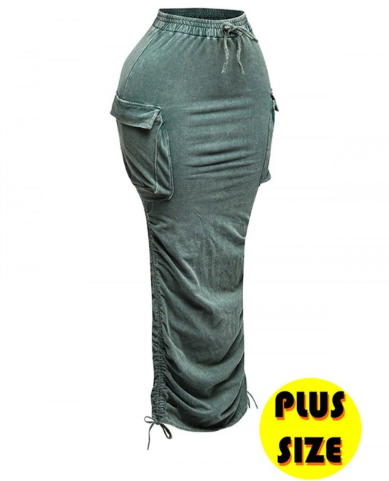 Olive Branch Curvy Skirt