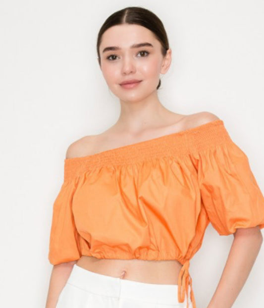 Island Breeze Off-Shoulder Blouse