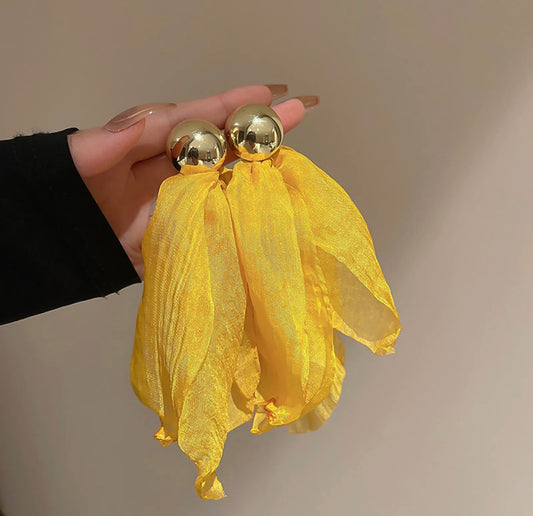 Mustard Mom Earrings