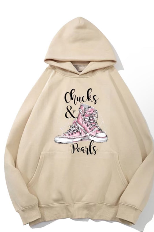 Chucks & Pearls Hoodie