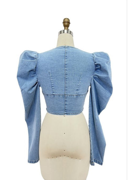 Denim Couture Blouse