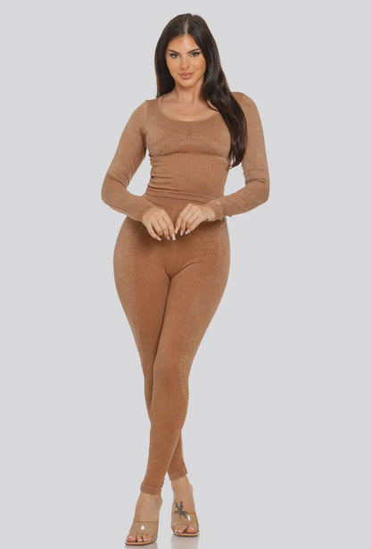 Camel Bae Two Piece Set