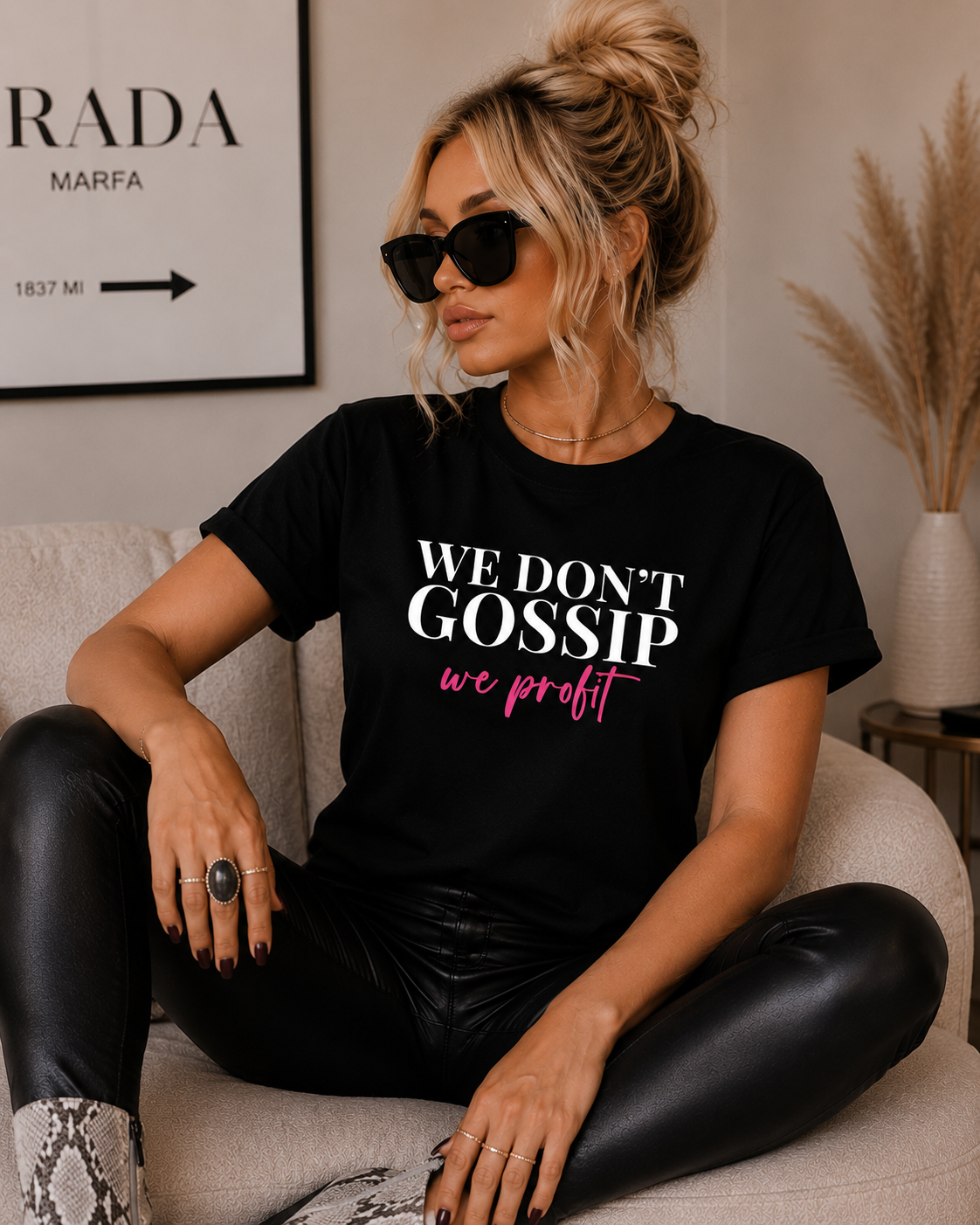 WE DON’T GOSSIP, WE PROFIT Tee