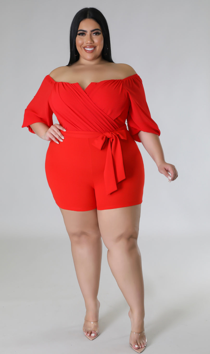 Red Diva Romper