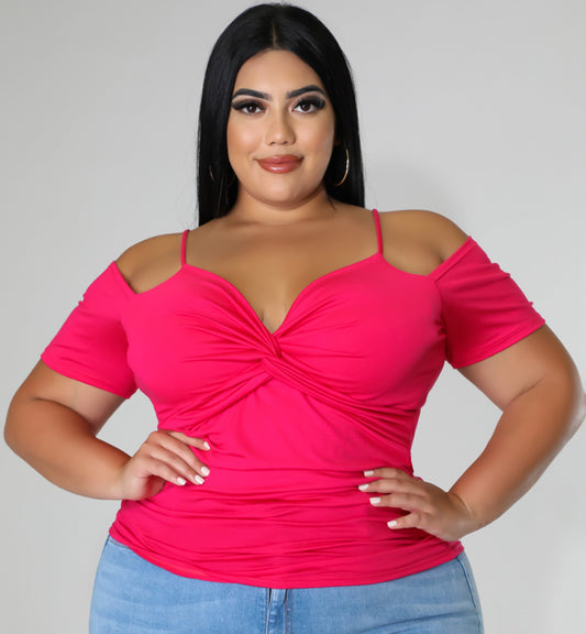 Curvy Sexy Shoulder Top