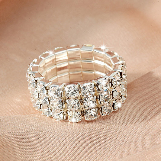 Silver Diamond Ring